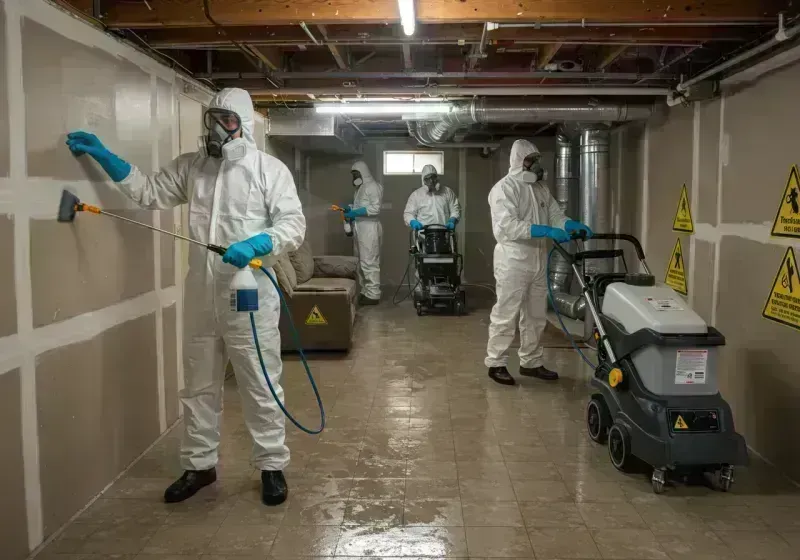 Basement Moisture Removal and Structural Drying process in Douglas County, CO